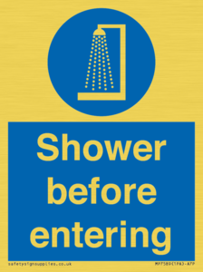 MP7589: Shower before entering