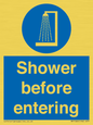 MP7589: Shower before entering