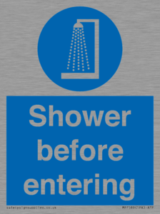 MP7589: Shower before entering