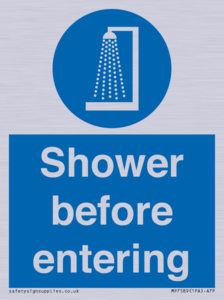 MP7589: Shower before entering