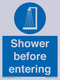 MP7589: Shower before entering