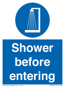 MP7589: Shower before entering