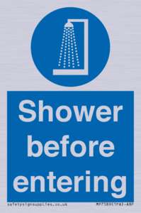 MP7589: Shower before entering