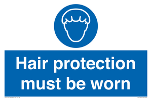 MP7590: Hair protection must be worn