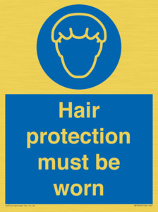 MP7590: Hair protection must be worn