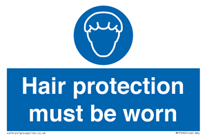MP7590: Hair protection must be worn
