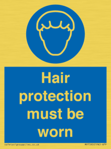 MP7590: Hair protection must be worn