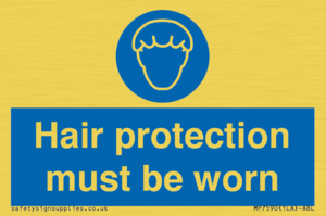 MP7590: Hair protection must be worn