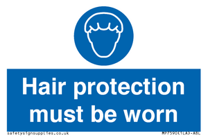 MP7590: Hair protection must be worn