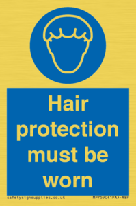 MP7590: Hair protection must be worn