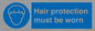 MP7590: Hair protection must be worn