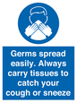 MP7593: Germs spread easily. Always carry tissues to catch your cough or sneeze