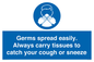 MP7593: Germs spread easily. Always carry tissues to catch your cough or sneeze