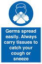 MP7593: Germs spread easily. Always carry tissues to catch your cough or sneeze