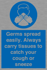 MP7593: Germs spread easily. Always carry tissues to catch your cough or sneeze