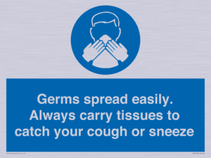 MP7593: Germs spread easily. Always carry tissues to catch your cough or sneeze