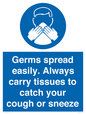 MP7593: Germs spread easily. Always carry tissues to catch your cough or sneeze