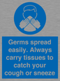 MP7593: Germs spread easily. Always carry tissues to catch your cough or sneeze