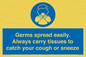 MP7593: Germs spread easily. Always carry tissues to catch your cough or sneeze