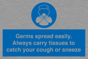 MP7593: Germs spread easily. Always carry tissues to catch your cough or sneeze