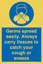 MP7593: Germs spread easily. Always carry tissues to catch your cough or sneeze