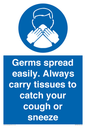 MP7593: Germs spread easily. Always carry tissues to catch your cough or sneeze