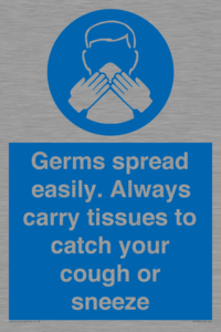 MP7593: Germs spread easily. Always carry tissues to catch your cough or sneeze