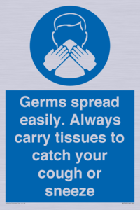MP7593: Germs spread easily. Always carry tissues to catch your cough or sneeze