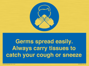 MP7593: Germs spread easily. Always carry tissues to catch your cough or sneeze