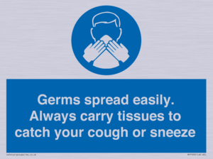 MP7593: Germs spread easily. Always carry tissues to catch your cough or sneeze