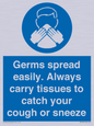 MP7593: Germs spread easily. Always carry tissues to catch your cough or sneeze