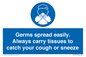 MP7593: Germs spread easily. Always carry tissues to catch your cough or sneeze