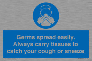 MP7593: Germs spread easily. Always carry tissues to catch your cough or sneeze