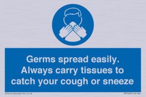 MP7593: Germs spread easily. Always carry tissues to catch your cough or sneeze
