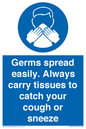 MP7593: Germs spread easily. Always carry tissues to catch your cough or sneeze