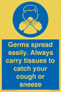 MP7593: Germs spread easily. Always carry tissues to catch your cough or sneeze