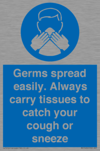 MP7593: Germs spread easily. Always carry tissues to catch your cough or sneeze