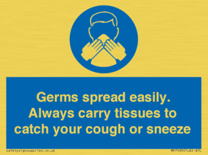 MP7593: Germs spread easily. Always carry tissues to catch your cough or sneeze