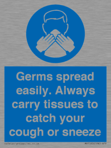 MP7593: Germs spread easily. Always carry tissues to catch your cough or sneeze