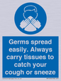 MP7593: Germs spread easily. Always carry tissues to catch your cough or sneeze