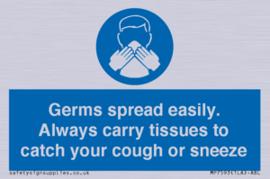 MP7593: Germs spread easily. Always carry tissues to catch your cough or sneeze