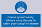 MP7593: Germs spread easily. Always carry tissues to catch your cough or sneeze