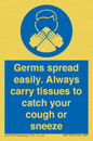 MP7593: Germs spread easily. Always carry tissues to catch your cough or sneeze