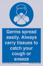 MP7593: Germs spread easily. Always carry tissues to catch your cough or sneeze