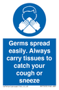 MP7593: Germs spread easily. Always carry tissues to catch your cough or sneeze