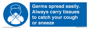 MP7593: Germs spread easily. Always carry tissues to catch your cough or sneeze