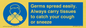 MP7593: Germs spread easily. Always carry tissues to catch your cough or sneeze