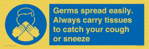 MP7593: Germs spread easily. Always carry tissues to catch your cough or sneeze