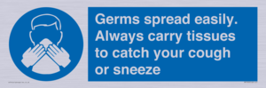 MP7593: Germs spread easily. Always carry tissues to catch your cough or sneeze
