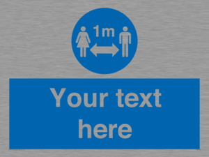 MP7598: Custom mandatory keep 1m distance